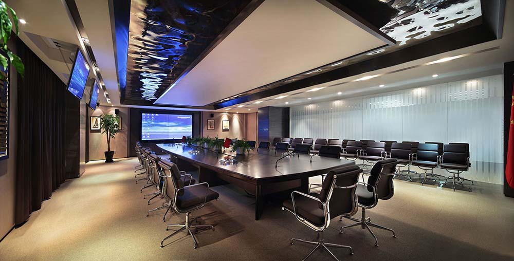 大型會議室設計裝修實景圖